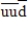 <strong>What's the quark structure of an antiproton?</strong> A)ddu B)bbt C) D)none of the above