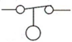 <strong>The symbol shown is that for a: </strong> A)pressure switch. B)temperature switch. C)proximity switch. D)level switch.