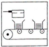 <strong>The application shown is a typical application for a: </strong> A)level switch. B)temperature switch. C)proximity sensor. D)limit switch.