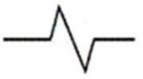 <strong>The symbol shown is that for a: </strong> A)heater. B)horn. C)solenoid. D)motor.