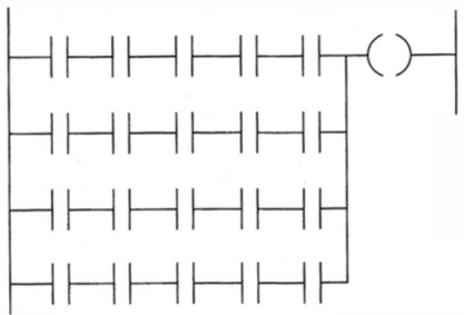 <strong>For the matrix limitation diagram shown, the maximum number of parallel rows allowed is:  </strong> A)one B)four C)five D)limited only by the memory size <div style=padding-top: 35px> 