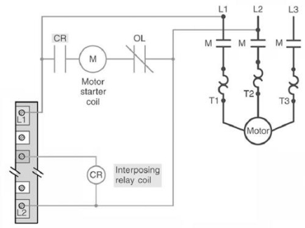 <strong>The schematic diagram of Figure 2-6 is an example of how a PLC output module is connected to </strong> A)isolate the load from the controller. B)control a high resistance load. C)vary the speed of a motor. D)control a high current load.