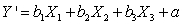 <strong>Which of the following equations is appropriate for a linear regression with three predictor variables?</strong> A) B) C) D)