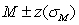 The estimation formula for the one-sample z is .
