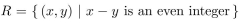 (a) Show that the relation is an equivalence relation on the set of real numbers.
