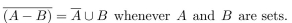 Prove or disprove that