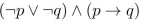 Determine whether the compound propositions are satisfiable.