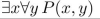 P(x, y) means x and y are real numbers such that x + 2y = 5. Determine whether the statement is true.