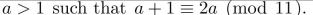 Find the smallest integer
