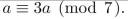 Find an integer a such that