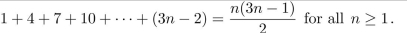 Use mathematical induction to prove that