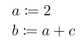 Verify that the program segment is correct with respect to the initial assertion c = 3 and the final assertion b = 5.