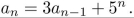 Consider the recurrence relation (a) Write the associated homogeneous recurrence relation. (b) Find the general solution to the associated homogeneous recurrence relation. (c) Find a particular solution to the given recurrence relation. (d) Write the general solution to the given recurrence relation. (e) Find the particular solution to the given recurrence relation when a0 = 1.