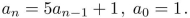 Use generating functions to solve