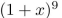 write the first seven terms of the sequence determined by the generating function.