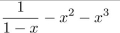 write the first seven terms of the sequence determined by the generating function.