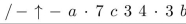 The algebraic expression is written in prefix notation. Write the expression in postfix notation.