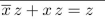 determine whether the statement is TRUE or FALSE. Assume that x, y, and z represent Boolean variables.