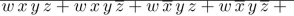 Use the Quine-McCluskey method to simplify the Boolean expression