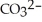 The carbonate ( )/bicarbonate ( ) pair represents a base and its conjugate acid.