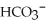 The carbonate ( )/bicarbonate ( ) pair represents a base and its conjugate acid.