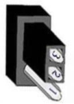  -In the figure, the jumper setting on pin 1 and 2 is