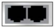<strong> Examine the figure. This port is commonly found on a(n)</strong> A) Internal modem B) Monitor C) Motherboard D) Power supply