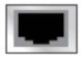 <strong> Examine the figure. This port is commonly called a</strong> A) Video port B) Network port C) Serial port D) Keyboard port