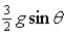 <strong>A solid sphere of radius R is placed on an incline that makes an angle θ with the horizontal.The sphere rolls down the incline without slipping.What is its acceleration?</strong> A) B) C) D)