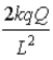<strong>Two point charges,one q and the other -q,form a dipole separated by a distance 2L.A third charge Q is placed midway between these two charges.If the only charge that is negative is -q,what is the force on Q?</strong> A) toward -q B) toward q C) toward -q D) toward q
