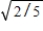 <strong>A container is filled with fluid 1 and the apparent depth of the fluid is 5 cm.The container is next filled with fluid 2,and the apparent depth of this fluid is 2 cm.What is the ratio of the indices of refraction of these fluids?</strong> A)n<sub>1</sub>/n<sub>2</sub> = 2/5 B)n<sub>1</sub>/n<sub>2</sub> = 5/2 C)n<sub>1</sub>/n<sub>2 </sub> = D)n<sub>1</sub>/n<sub>2</sub> = E)More information is needed to find the ratio.