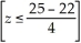 a. P(x > 30) = P = P(z > 2.00) = 0.0228 = 2.28% b. P(x ≤ 25) = P = P(z ≤ 0.75) = 0.7734