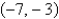 <strong>If the point (7, 3) is on the graph of an even function,what other point must also be on the graph?</strong> A) B) C) D) E) None of these