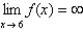 <strong>Choose an equation from the following that expresses the fact that a function f is continuous at the number 6</strong> A) B) C) D) E)