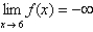 <strong>Choose an equation from the following that expresses the fact that a function f is continuous at the number 6</strong> A) B) C) D) E)