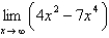 <strong>Find the limit. </strong> A) 5 B) ∞ C) -6 D) -∞ E) 6