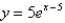 <strong>Starting with the graph of ,write the equation of the graph that results from shifting 5 units right.</strong> A) B) C) D) E)