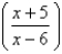 <strong>Use the laws of logarithms to expand the expression. ln  </strong> A)   ln   B)   ln (x + 5) -   ln (x - 6) C)   ln [(x + 5)(x - 6)] D)   ln   <div style=padding-top: 35px> 
