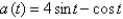 Find the position function of a particle moving along a coordinate line that satisfies the given conditions.    ,s (0)= 5,v (0)= 0 