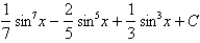 <strong>Find the integral. </strong> A) B) C) D)