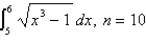 <strong>Use the Midpoint Rule to approximate the given integral with the specified value of (Round your answers to four decimal places.) </strong> A) B) C) D) E)