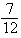 <strong>Find the area of the shaded region. <sub> </sub> <sub> </sub></strong> A) 7 B) C) D)