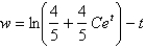 <strong>Solve the differential equation. </strong> A) B) C) D) E) none of these