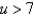 <strong>Find all positive values of u for which the series   converges.</strong> A)   B)   C)   D)   E)   <div style=padding-top: 35px> 