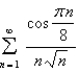 <strong>Which of the given series are absolutely convergent?</strong> A)   B)   <div style=padding-top: 35px> 