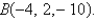 <strong>Find an equation of the set of all points equidistant from the points and </strong> A) B) C) D) E)