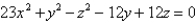 <strong>Classify the surface. </strong> A) A circular paraboloid with vertex and axis the z-axis. B) A hyperboloid of one sheet with center and axis parallel to the z-axis. C) A cone with axis parallel to the z-axis and vertex