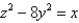 <strong>Find an equation for the surface consisting of all points that are equidistant from the point and the plane </strong> A) B) C) D) E)