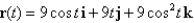 <strong>Find a vector function that represents the curve of intersection of the two surfaces: The circular cylinder and the parabolic cylinder </strong> A) B) C) D) E)