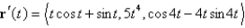 <strong>Find the derivative of the vector function. </strong> A) B) C) D) E)